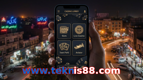 Main screen of Www.teknis88.com app page for PK players