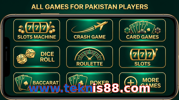 Main screen of Www.teknis88.com games page for PK players