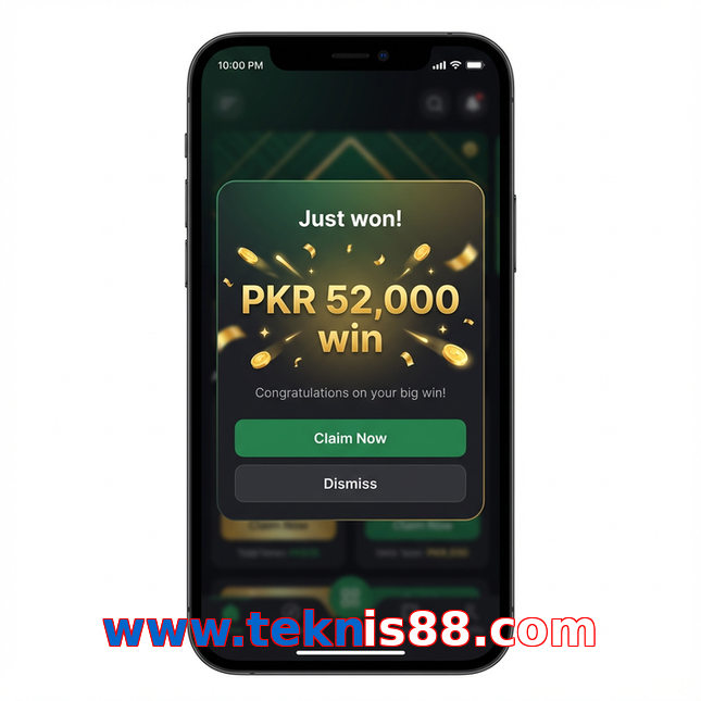 Main screen of Www.teknis88.com win page for PK players